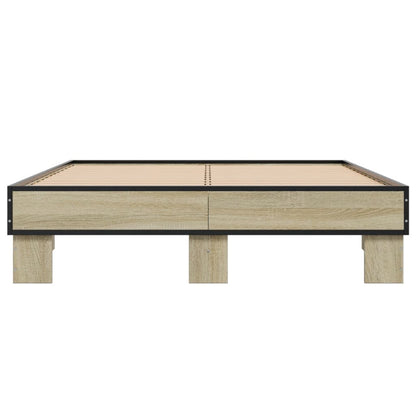Giroletto Rovere Sonoma 135x190 cm in Legno Multistrato Metallo