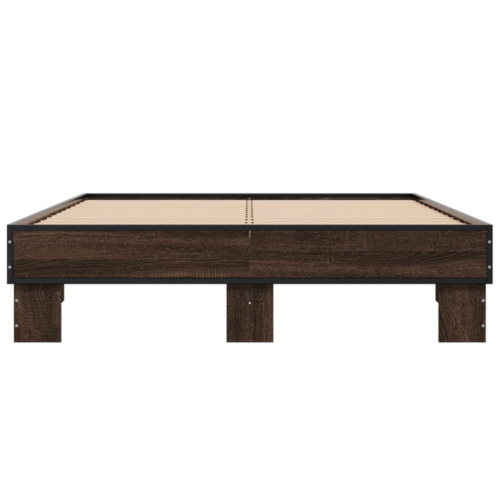 Giroletto Rovere Marrone 140x190cm in Legno Multistrato Metallo