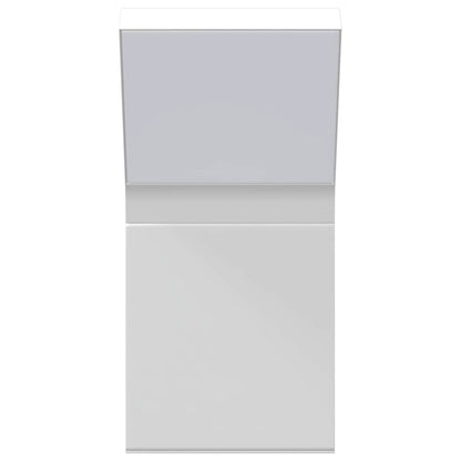 Applique per Esterni con LED 2 pz Bianche Alluminio Pressofuso
