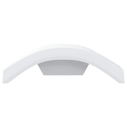 Applique per Esterni con LED 2 pz Bianche Alluminio Pressofuso
