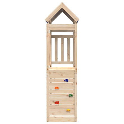 Torre da Gioco con Arrampicata 110,5x52,5x215 cm Massello Pino