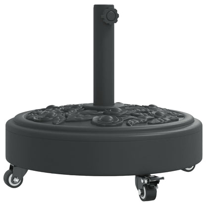 Base per Ombrellone con Ruote per Pali ÃƒËœ38/48 mm 27 kg Rotonda