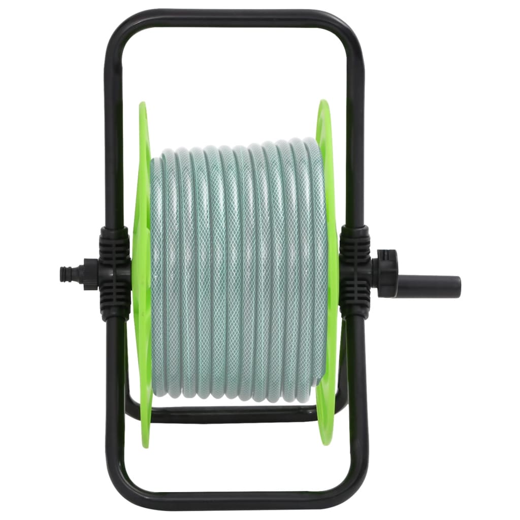 Carrello Avvolgitubo Autonomo Tubo Flessibile 45 m 1/2" Acciaio