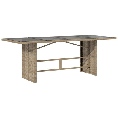 Set BistrÃƒÂ² da Giardino 7 pz con Cuscini in Polyrattan Marrone