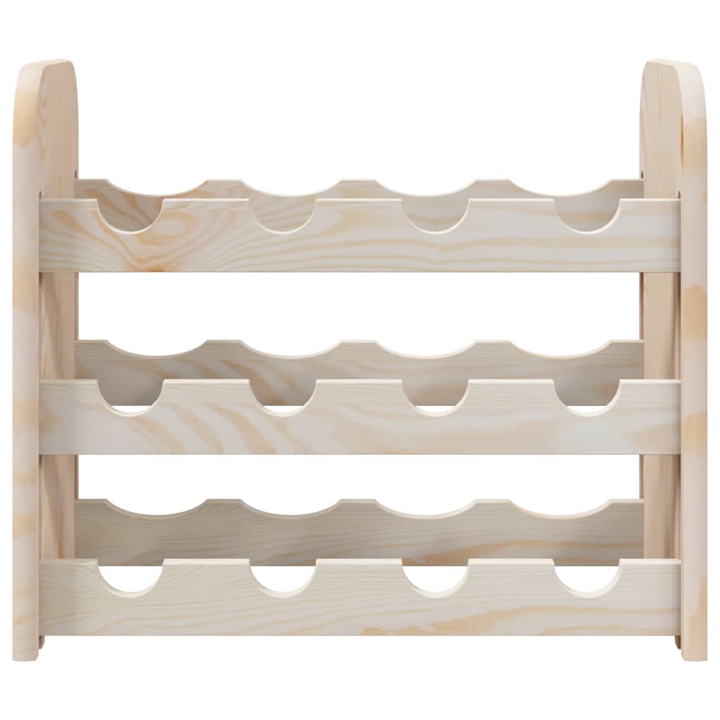 Portavini 43x25x37 cm in Legno Massello di Pino