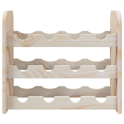 Portavini 43x25x37 cm in Legno Massello di Pino