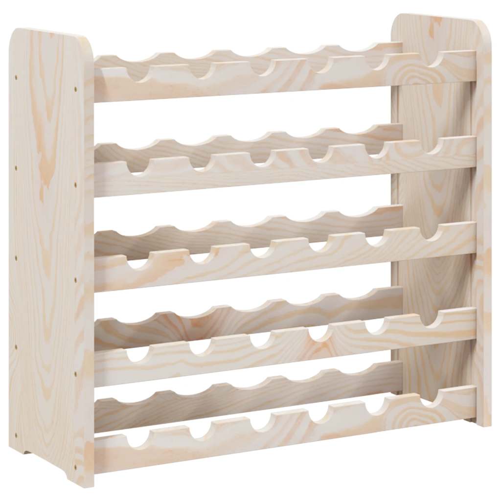 Portavini 67,5x25x60 cm in Legno Massello di Pino