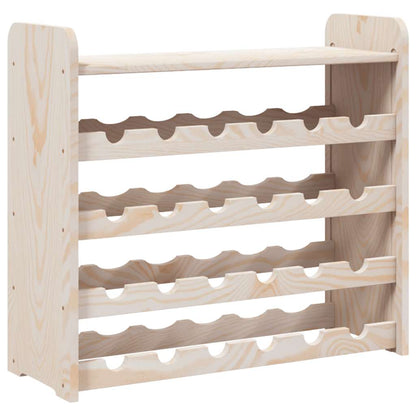 Portavini Pannello Superiore 67,5x25x60 cm Legno Massello Pino