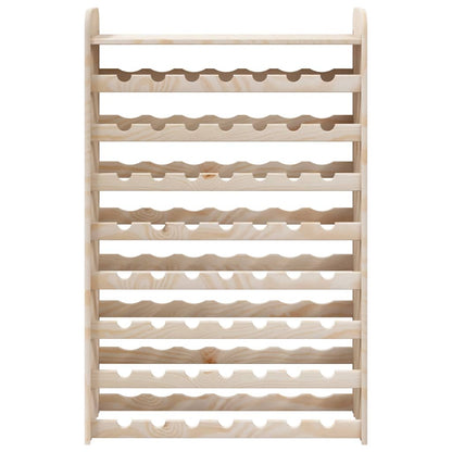 Portavini con Pannello Superiore 72,5x25x111,5 cm Massello Pino