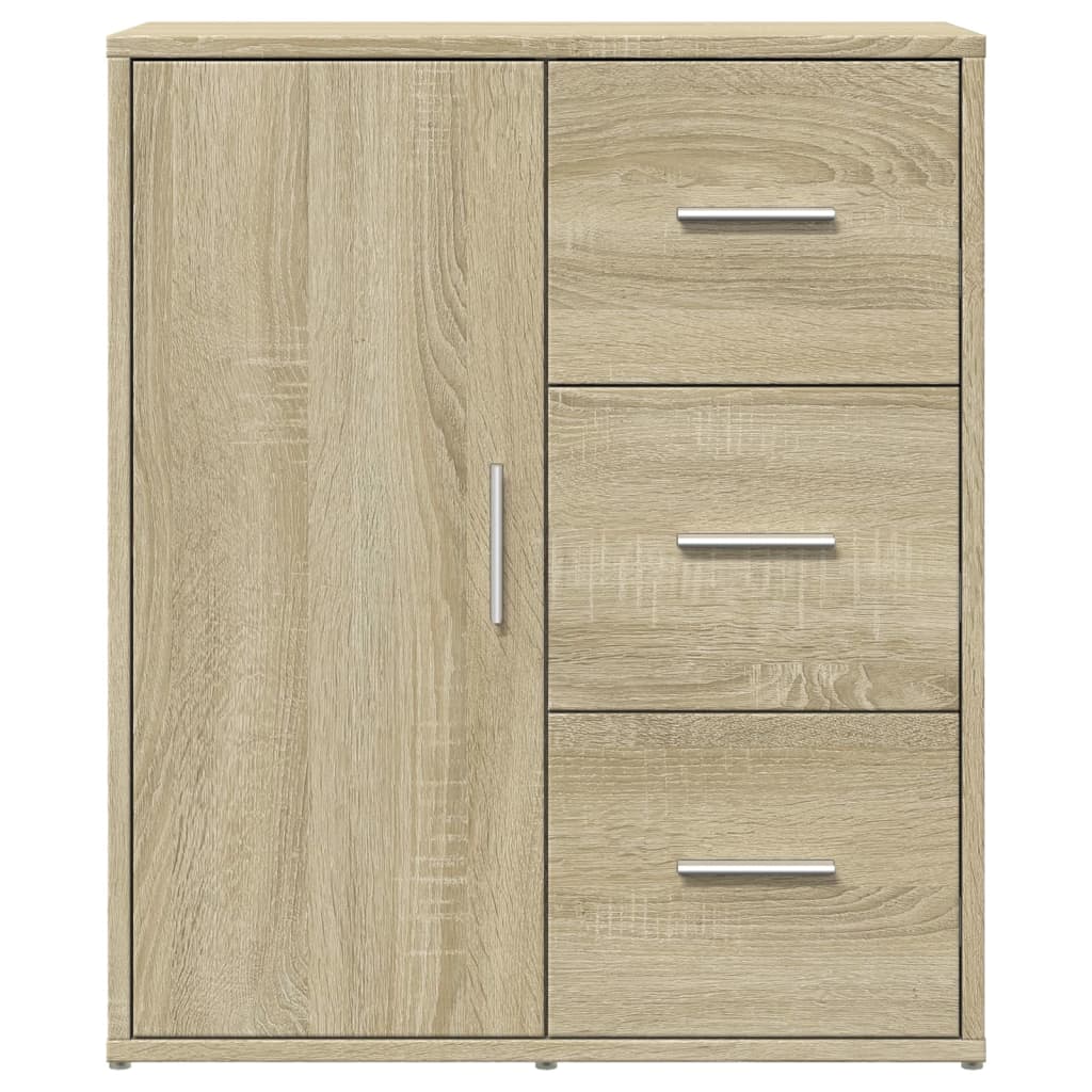 Credenze 2 pz Rovere Sonoma 60x31x70 cm in Legno Multistrato