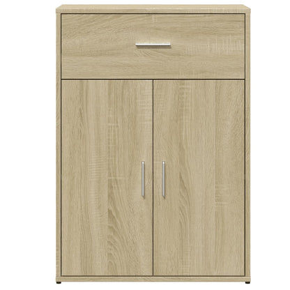 Credenze 2 pz Rovere Sonoma 60x30x84 cm in Legno Multistrato