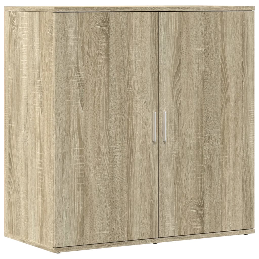 Credenze 2 pz Rovere Sonoma 79x38x80 cm in Legno Multistrato