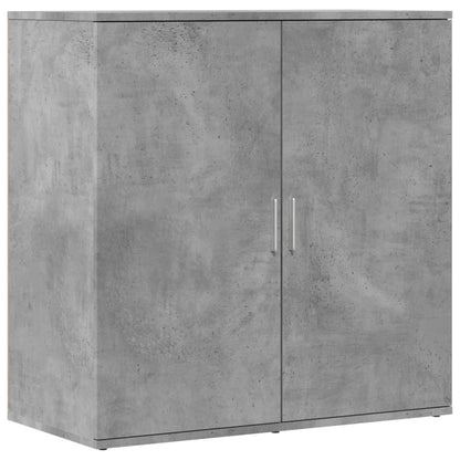 Credenze 2 pz Grigio Cemento 79x38x80 cm in Legno Multistrato
