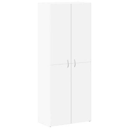 Schedario Bianco 60x32x153 cm in Truciolato