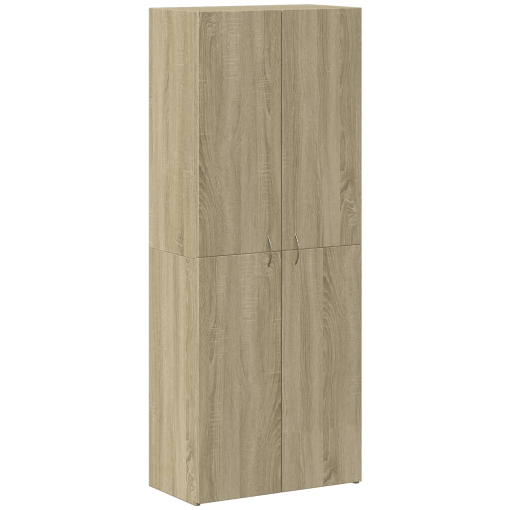Schedario Rovere Sonoma 60x32x153 cm in Truciolato