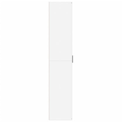 Credenza Bianca 60x35x180 cm in Legno Multistrato