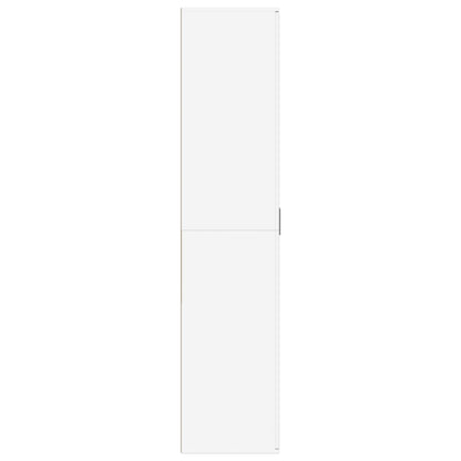 Scarpiera Bianca 80x39x178 cm in Legno Multistrato