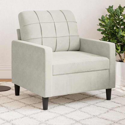 Poltrona Crema 60 cm Velluto