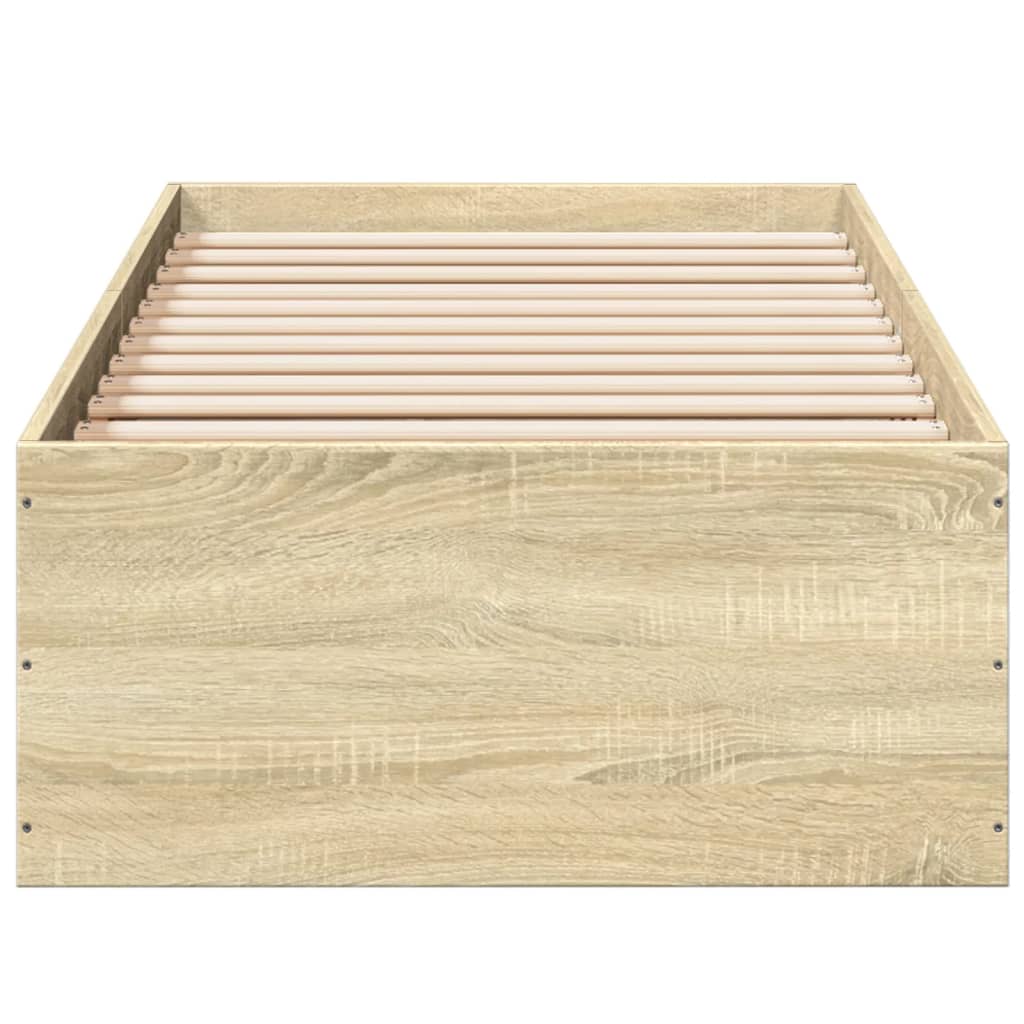 Giroletto senza Materasso Rovere Sonoma 75x190 cm in Truciolato