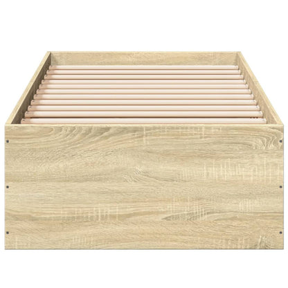 Giroletto senza Materasso Rovere Sonoma 75x190 cm in Truciolato