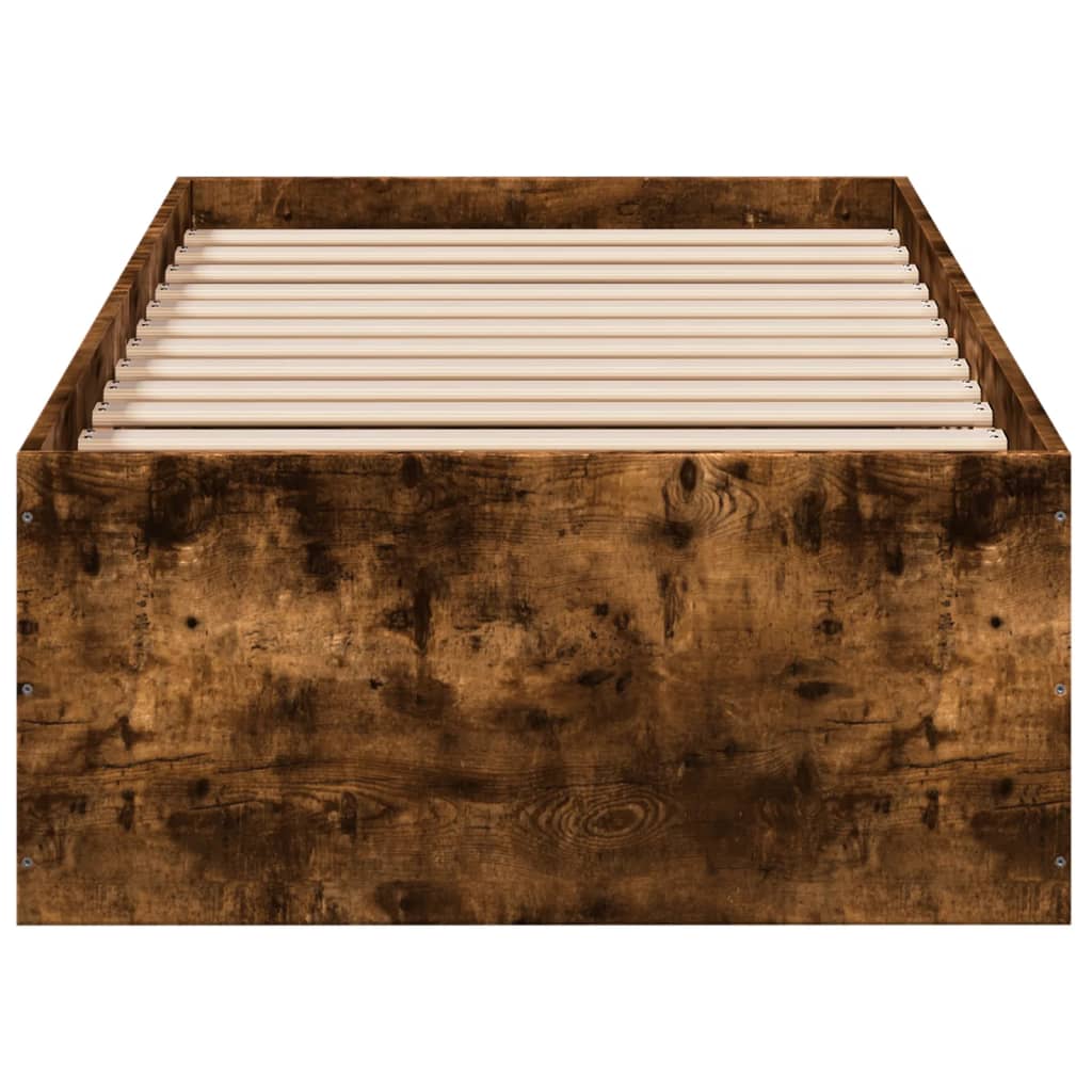 Giroletto senza Materasso Rovere Fumo 75x190 cm in Truciolato