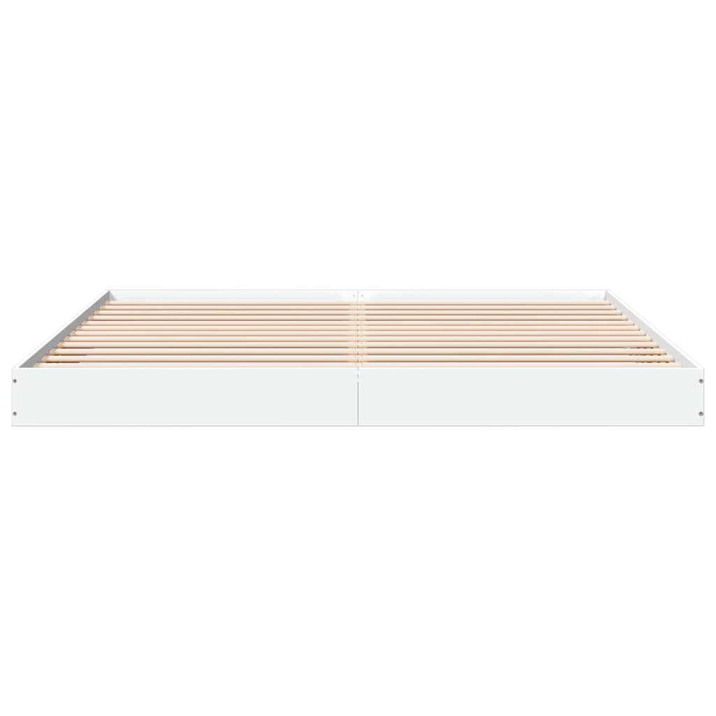 Giroletto senza Materasso Bianco 180x200 cm Legno Multistrato