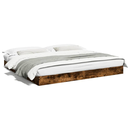 Giroletto senza Materasso Rovere Fumo 180x200 cm in Truciolato