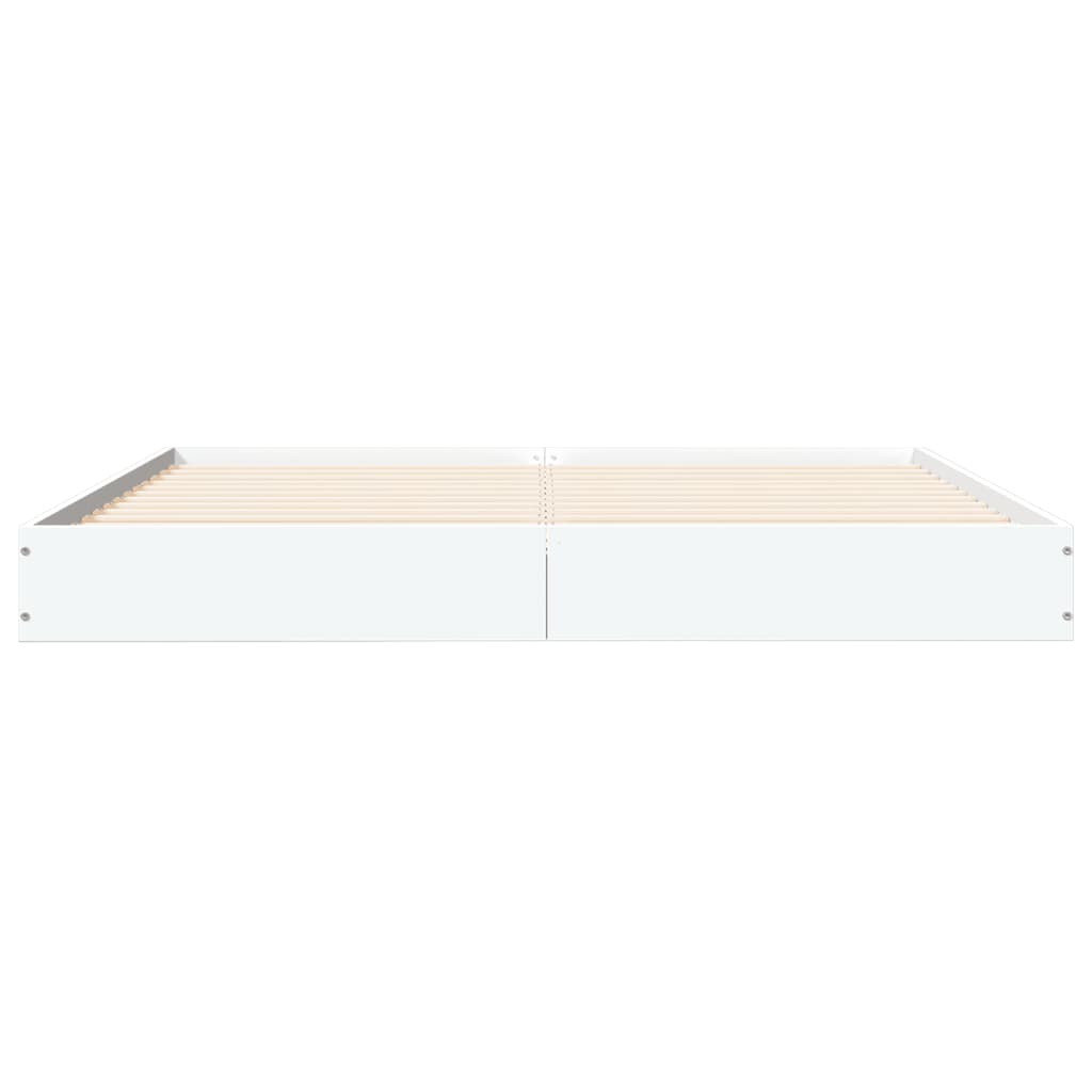 Giroletto senza Materasso Bianco 160x200cm in Legno Multistrato