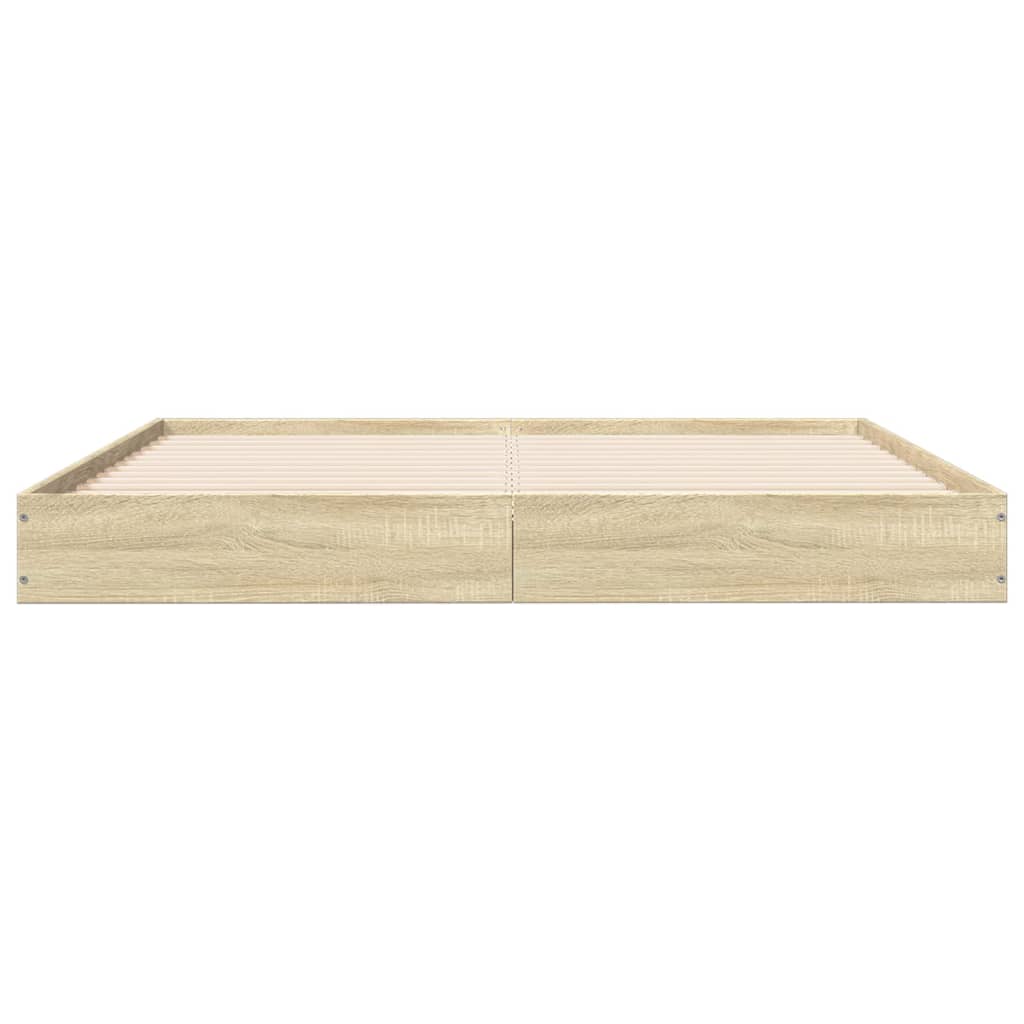 Giroletto senza Materasso Rovere Sonoma 160x200cm in Truciolato