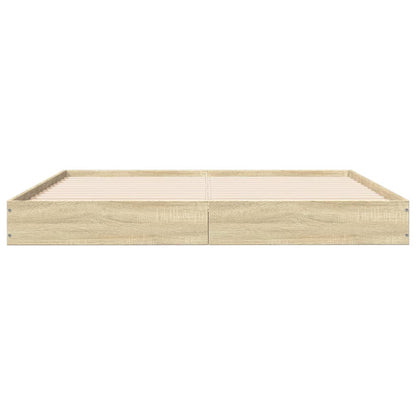 Giroletto senza Materasso Rovere Sonoma 160x200cm in Truciolato
