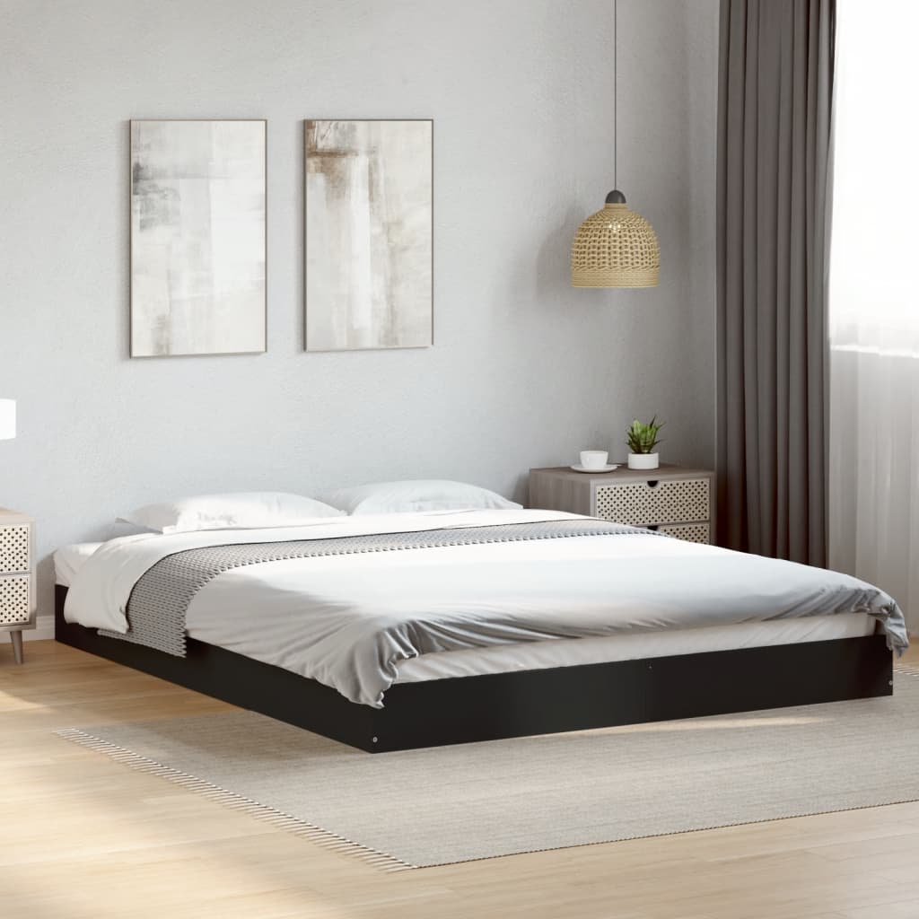 Giroletto Nero 150x200 cm in Legno Multistrato