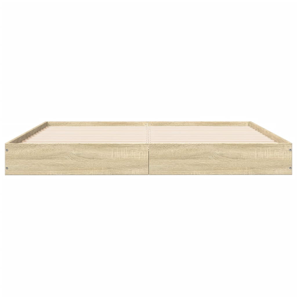 Giroletto senza Materasso Rovere Sonoma 150x200cm in Truciolato