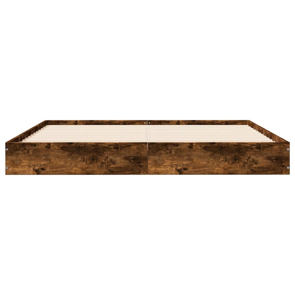 Giroletto senza Materasso Rovere Fumo 150x200 cm in Truciolato