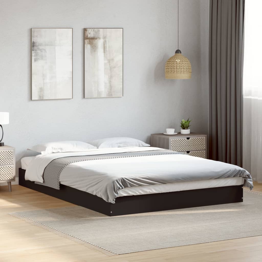Giroletto Nero 120x200 cm in Legno Multistrato