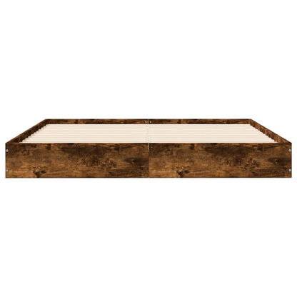 Giroletto senza Materasso Rovere Fumo 120x200 cm in Truciolato