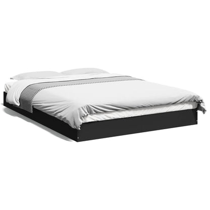 Giroletto Nero 140x190 cm in Legno Multistrato
