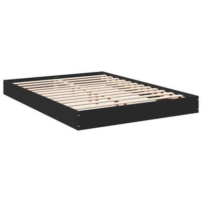 Giroletto Nero 140x190 cm in Legno Multistrato