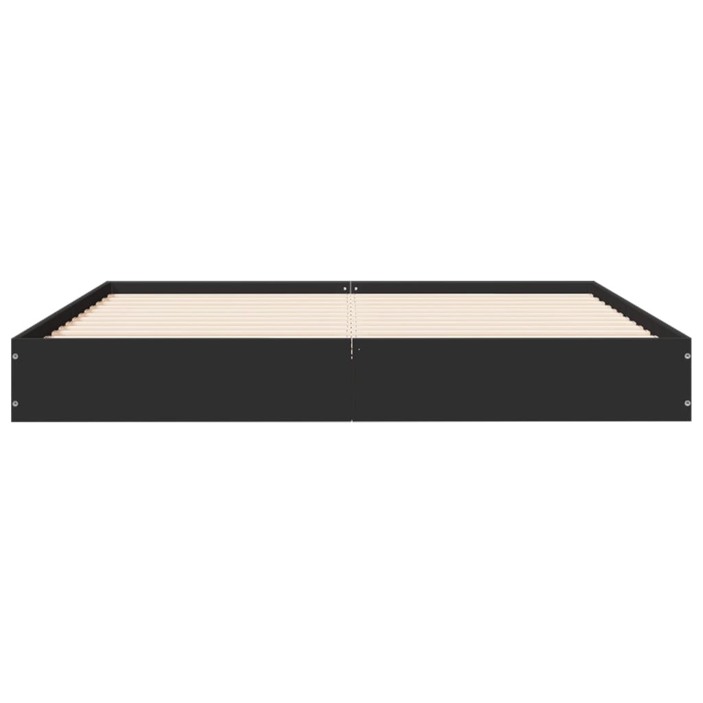 Giroletto Nero 140x190 cm in Legno Multistrato