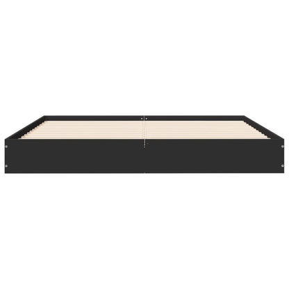 Giroletto Nero 140x190 cm in Legno Multistrato