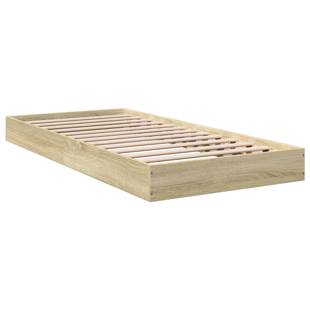 Giroletto senza Materasso Rovere Sonoma 90x200 cm in Truciolato