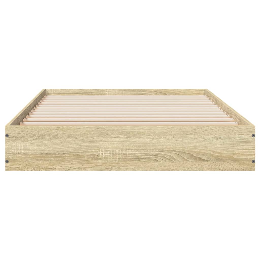 Giroletto senza Materasso Rovere Sonoma 90x200 cm in Truciolato