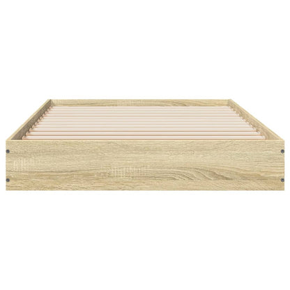 Giroletto senza Materasso Rovere Sonoma 90x200 cm in Truciolato
