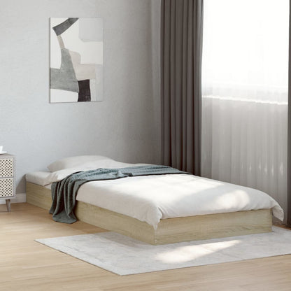 Giroletto senza Materasso Rovere Sonoma 90x200 cm in Truciolato