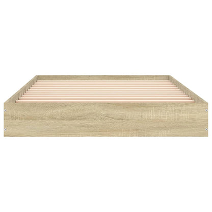Giroletto senza Materasso Rovere Sonoma 90x190 cm in Truciolato