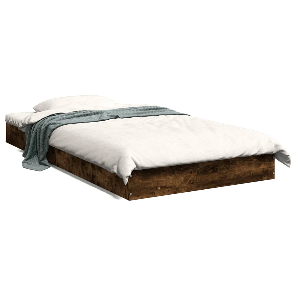 Giroletto senza Materasso Rovere Fumo 90x190 cm in Truciolato