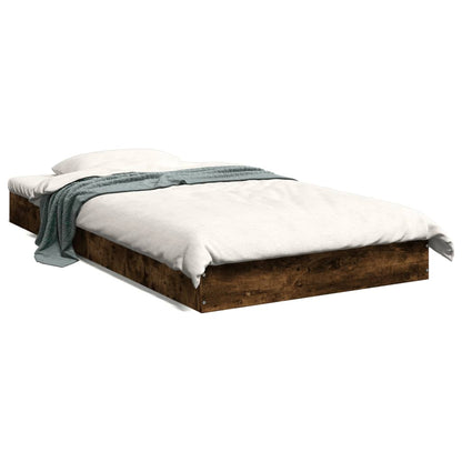 Giroletto senza Materasso Rovere Fumo 90x190 cm in Truciolato