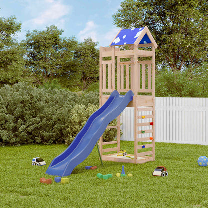 Set da Gioco da Esterno in Legno Massello di Pino