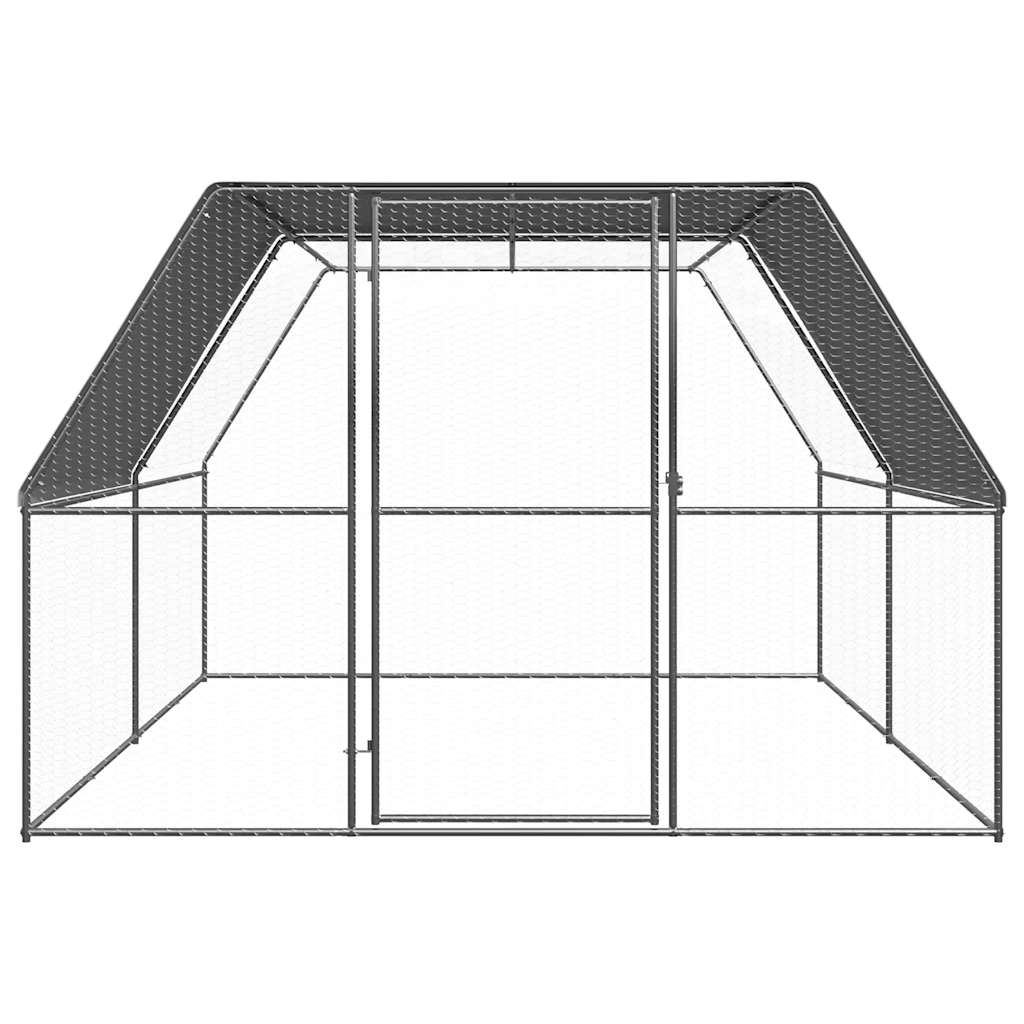 Gabbia per Polli 3x4x2 m in Acciaio Zincato