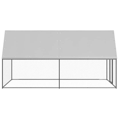 Gabbia per Polli 2x4x2 m in Acciaio Zincato