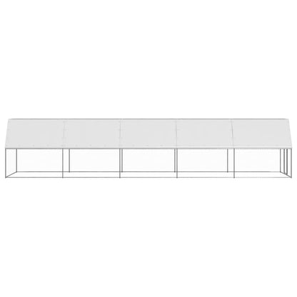 Gabbia per Polli 2x10x2 m in Acciaio Zincato